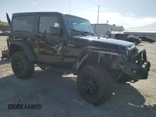 2017 Jeep Wrangler Sport with VIN 1C4AJWAGXHL715362, listed as a Copart auction lot 51262305 with 62,297 mi miles and Salvage Title. Bid and sale history available at DreamBid. Image 4.