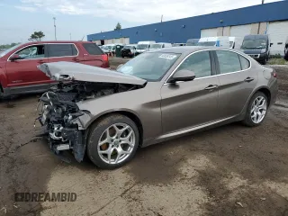 2019 Alfa Romeo Giulia Ti with VIN ZARFANBNXK7615801, listed as a Copart auction lot 60038345 with Not provided miles and Clean title. Bid and sale history available at DreamBid. Image 1.