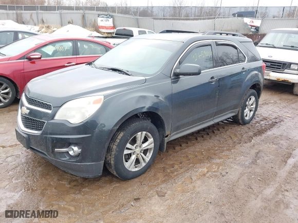 2012 Chevrolet Equinox LT w/2LT with VIN 2GNALPEK8C1272472, listed as a IAAI auction lot 41659039 with 183,743 mi miles. Bid and sale history available at carsss.com. Image 2.