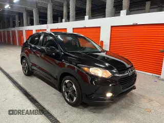 2018 Honda HR-V EX-L Navi with VIN 3CZRU5H7XJM700725, listed as a Copart auction lot 45246405 with 92,150 mi miles and Clean Title. Bid and sale history available at carsss.com. Image 1.