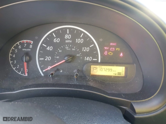 2015 Nissan Versa SV with VIN 3N1CN7AP5FL934737, listed as a IAAI auction lot 41891138 with 107,299 mi miles. Bid and sale history available at carsss.com. Image 7.