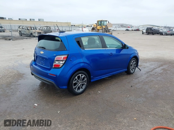 2017 Chevrolet Sonic LT with VIN 1G1JD6SH2H4109300, listed as a IAAI auction lot 41612159 with 37,827 mi miles and . Bid and sale history available at DreamBid. Image 4.