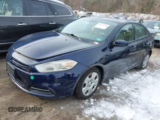 2013 Dodge Dart SE with VIN 1C3CDFAA8DD258894, listed as a IAAI auction lot 41543580 with 153,232 mi miles and . Bid and sale history available at carsss.com. Image 2.