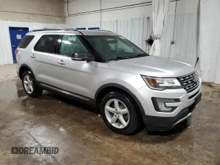 2017 Ford Explorer XLT with VIN 1FM5K8D80HGD76033, listed as a Copart auction lot 49769835 with 96,924 mi miles and Salvage Title. Bid and sale history available at DreamBid. Image 4.