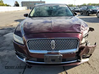 2017 Lincoln Continental Reserve with VIN 1LN6L9NC6H5605613, listed as a Copart auction lot 72580414 with 60,153 mi miles and Salvage Title. Bid and sale history available at carsss.com. Image 5.