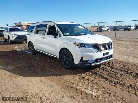 2022 Kia Carnival SX with VIN KNDNE5H3XN6089003, listed as a IAAI auction lot 41372094 with 89,291 mi miles. Bid and sale history available at carsss.com. Image 1.