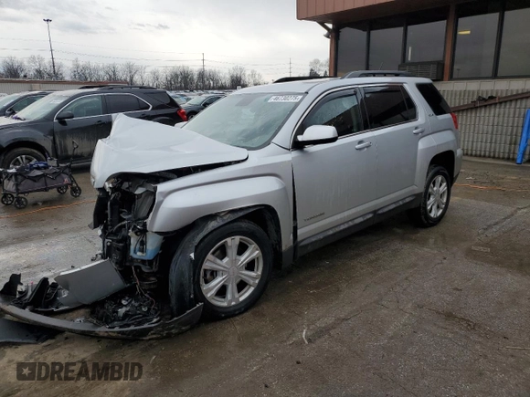 2017 GMC Terrain SLE with VIN 2GKFLNE38H6159986, listed as a Copart auction lot 46730275 with 95,918 mi miles and Salvage Title. Bid and sale history available at carsss.com. Image 1.