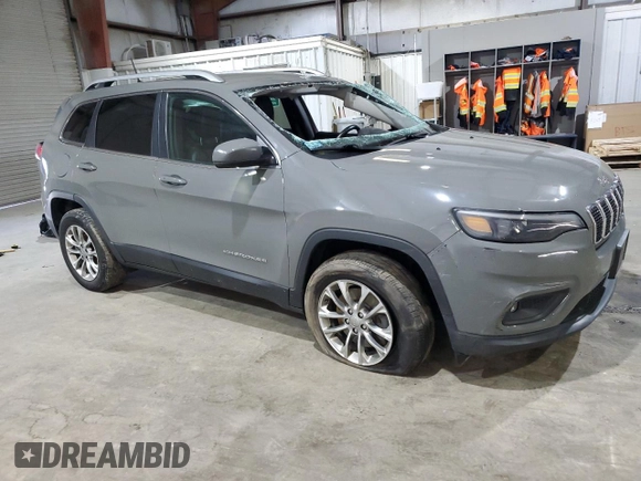 2019 Jeep Cherokee Latitude Plus with VIN 1C4PJMLB2KD368904, listed as a Copart auction lot 56776975 with 90,861 mi miles and Salvage title. Bid and sale history available at DreamBid. Image 4.