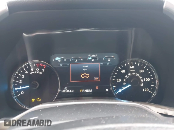 2018 Ford F-150 XL with VIN 1FTFW1EG6JFC17281, listed as a IAAI auction lot 41796817 with 106,105 mi miles. Bid and sale history available at carsss.com. Image 7.