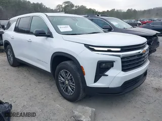 2024 Chevrolet Traverse FWD LS with VIN 1GNEREKS4RJ150800, listed as a IAAI auction lot 41498590 with 7,113 mi miles. Bid and sale history available at carsss.com. Image 1.