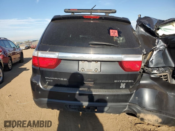 2011 Dodge Durango Citadel with VIN 1D4RE5GGXBC614373, listed as a Copart auction lot 70808774 with 0 mi miles and Salvage Title. Bid and sale history available at carsss.com. Image 6.