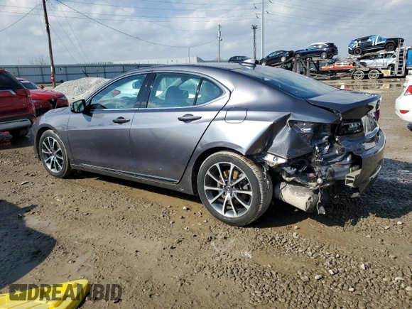 2017 Acura TLX V6 w/Technology Pkg with VIN 19UUB2F54HA002674, listed as a Copart auction lot 46673835 with 93,597 mi miles and Salvage Title. Bid and sale history available at carsss.com. Image 2.