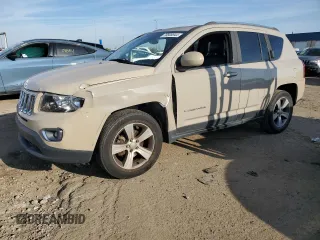 2016 Jeep Compass Latitude with VIN 1C4NJDEB9GD764730, listed as a Copart auction lot 76808544 with 123,937 mi miles and Clean Title. Bid and sale history available at carsss.com. Image 1.