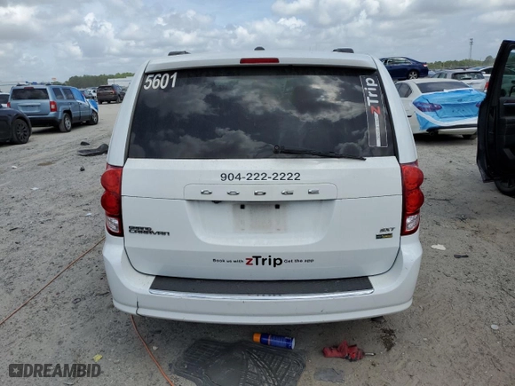 2019 Dodge Grand Caravan SXT with VIN 2C4RDGCG2KR788009, listed as a Copart auction lot 51752935 with 28,191 mi miles and Clean Title. Bid and sale history available at carsss.com. Image 6.