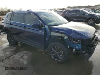 2024 Volkswagen Tiguan SE with VIN 3VVNB7AX1RM062426, listed as a Copart auction lot 43279425 with 10,654 mi miles and Salvage title. Bid and sale history available at DreamBid. Image 4.
