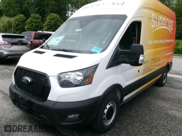 2023 Ford Transit Cargo with VIN 1FTBR1X86PKC01190, listed as a IAAI auction lot 42808925 with 41 mi miles and . Bid and sale history available at DreamBid. Image 10.