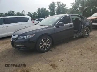 2015 Acura TLX Technology with VIN 19UUB1F52FA026706, listed as a Copart auction lot 60445715 with 78,174 mi miles and Salvage title. Bid and sale history available at DreamBid. Image 1.