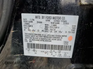 2007 Lincoln MKX with VIN 2LMDU68C97BJ05328, listed as a Copart auction lot 48343055 with 241,441 mi miles and Salvage Title. Bid and sale history available at carsss.com. Image 13.