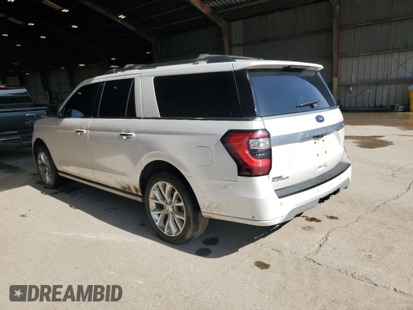 2019 Ford Expedition Max Platinum with VIN 1FMJK1LT3KEA67672, listed as a Copart auction lot 58513655 with 149,608 mi miles and Salvage title. Bid and sale history available at DreamBid. Image 2.