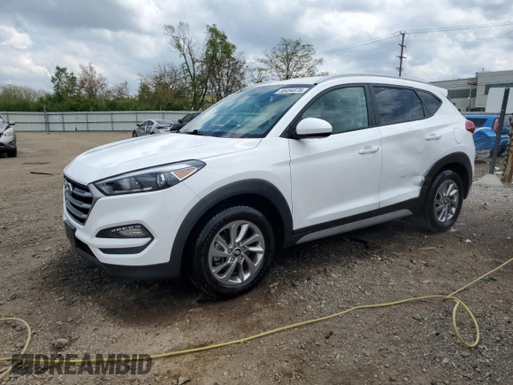 2018 Hyundai Tucson SEL z VIN KM8J3CA4XJU695477, wystawiony jako Copart lot #56494875 z przebiegiem 79 122 mil mil oraz Szkoda całkowita • Salvage title. Historia ofert i sprzedaży dostępna na DreamBid. Obrazek 1.
