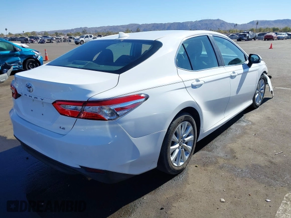 2019 Toyota Camry LE with VIN 4T1B11HK3KU772369, listed as a IAAI auction lot 41353103 with 85,565 mi miles and . Bid and sale history available at DreamBid. Image 4.