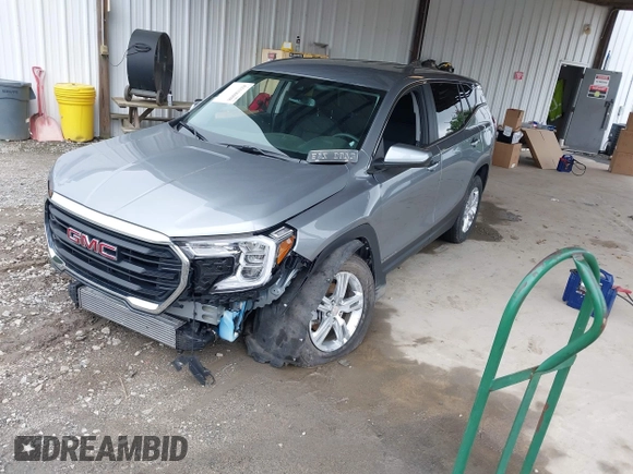 2024 GMC Terrain SLE with VIN 3GKALTEG7RL346411, listed as a IAAI auction lot 42338008 with 18,281 mi miles and . Bid and sale history available at DreamBid. Image 21.