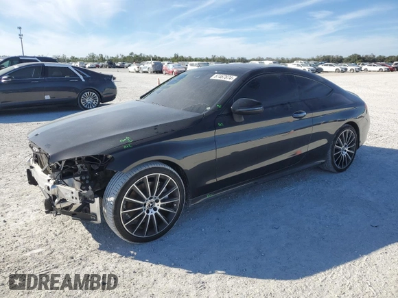 2021 Mercedes-Benz C 300 z VIN W1KWJ8DB3MG066286, wystawiony jako Copart lot #87467674 z przebiegiem 36 856 mil mil oraz Szkoda całkowita • Salvage title. Historia ofert i sprzedaży dostępna na DreamBid. Obrazek 1.
