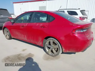 2014 Dodge Dart GT with VIN 1C3CDFEB1ED701407, listed as a IAAI auction lot 41705509 with 201,553 mi miles. Bid and sale history available at carsss.com. Image 3.