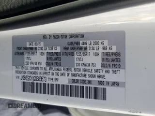 2016 Mazda CX-5 Touring z VIN JM3KE2CYXG0683673, wystawiony jako Copart lot #56724025 z przebiegiem 107 293 mil mil oraz Szkoda całkowita • Salvage title. Historia ofert i sprzedaży dostępna na DreamBid. Obrazek 13.