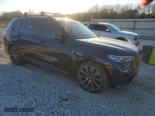 2021 BMW X7 M50i with VIN 5UXCX6C03M9E15369, listed as a Copart auction lot 42173395 with 62,160 mi miles and Clean Title. Bid and sale history available at carsss.com. Image 4.
