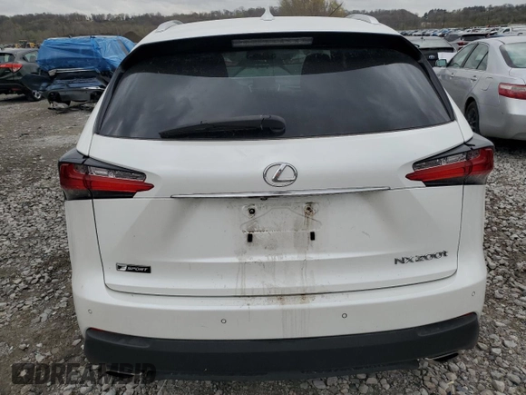 2015 Lexus NX 200t with VIN JTJBARBZ2F2014921, listed as a Copart auction lot 51118495 with 116,076 mi miles and Salvage Title. Bid and sale history available at DreamBid. Image 6.