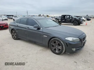2011 BMW 5 Series 528i with VIN WBAFR1C55BC748660, listed as a Copart auction lot 45289825 with 135,768 mi miles and Salvage Title. Bid and sale history available at carsss.com. Image 4.