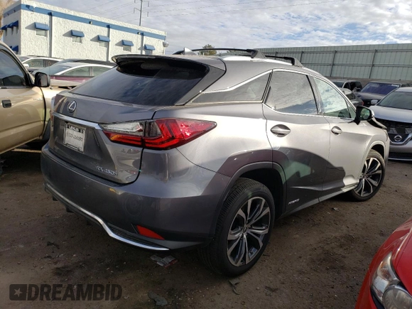 2022 Lexus RX with VIN 2T2HGMDA0NC087030, listed as a Copart auction lot 72620722 with 3,075 mi miles. Bid and sale history available at carsss.com. Image 3.
