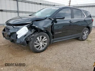 2022 Chevrolet Equinox LT z VIN 3GNAXKEV3NL256120, wystawiony jako Copart lot #58718415 z przebiegiem 14 037 mil mil oraz Szkoda całkowita • Salvage title. Historia ofert i sprzedaży dostępna na DreamBid. Obrazek 1.