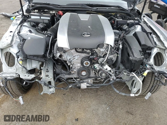 2024 Lexus IS 350 F Sport with VIN JTHGZ1B2XR5073688, listed as a Copart auction lot 56994845 with 9,593 mi miles and Salvage title. Bid and sale history available at DreamBid. Image 11.