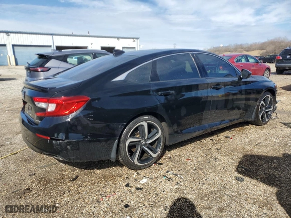 2018 Honda Accord Sedan Sport 1.5T with VIN 1HGCV1F31JA060713, listed as a Copart auction lot 48575805 with 86,362 mi miles and Salvage Title. Bid and sale history available at carsss.com. Image 3.
