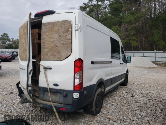 2022 Ford Transit Cargo with VIN 1FTBR1C89NKA66564, listed as a Copart auction lot 44932975 with 64,544 mi miles and Salvage Title. Bid and sale history available at DreamBid. Image 3.