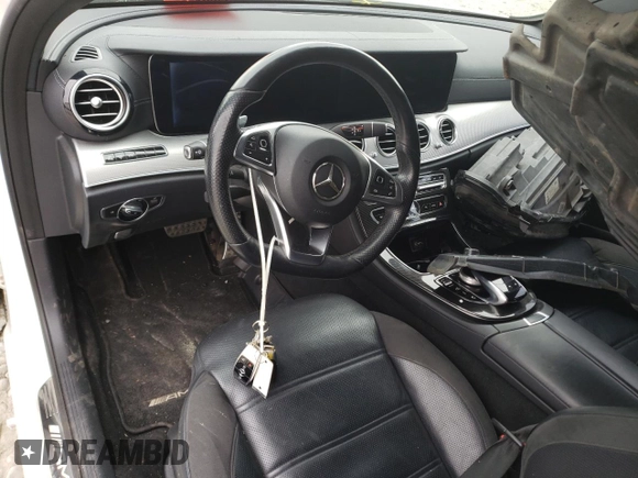 2017 Mercedes-Benz E-Class AMG E 43 with VIN WDDZF6EB0HA163696, listed as a Copart auction lot 44795933 with Not Provided miles. Bid and sale history available at carsss.com. Image 8.