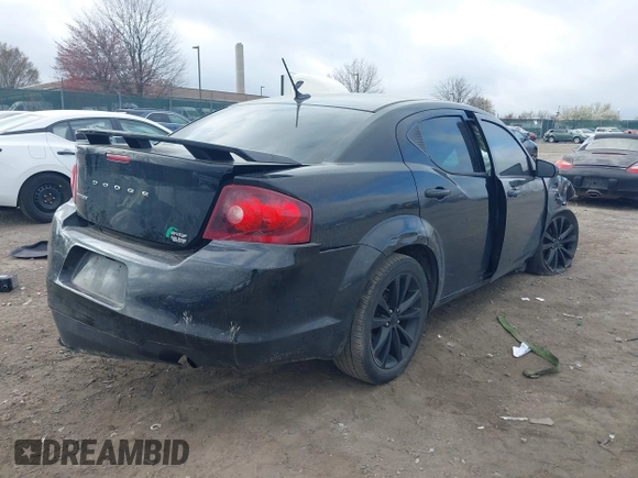 2014 Dodge Avenger SE with VIN 1C3CDZAB3EN227140, listed as a IAAI auction lot 41902144 with 109,750 mi miles and . Bid and sale history available at DreamBid. Image 4.