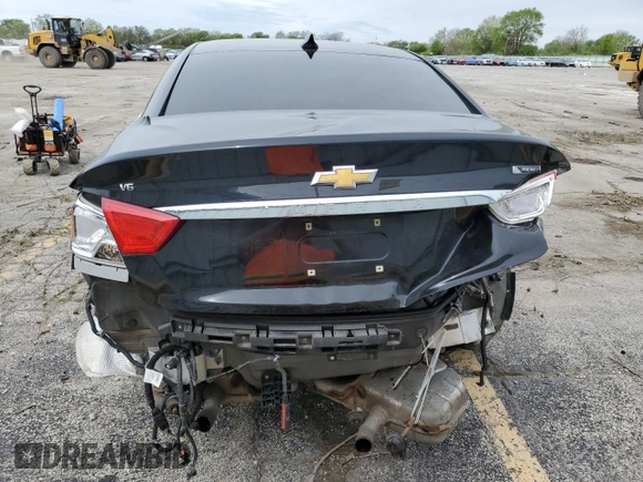 2019 Chevrolet Impala Premier with VIN 2G1105S30K9142956, listed as a Copart auction lot 55113215 with 129,031 mi miles and Salvage title. Bid and sale history available at DreamBid. Image 6.