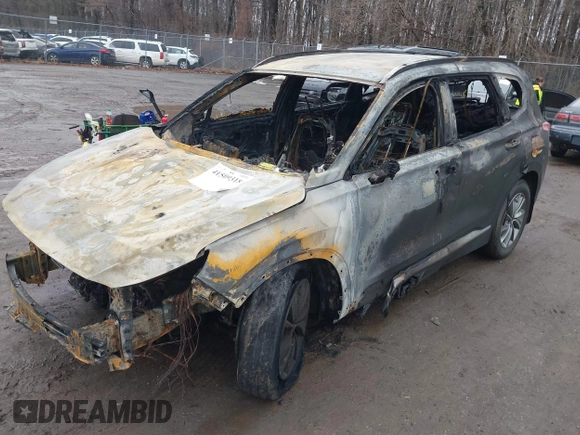 2019 Hyundai Santa Fe SEL with VIN 5NMS33AD8KH015271, listed as a IAAI auction lot 41509318 with Not Provided miles and . Bid and sale history available at DreamBid. Image 6.