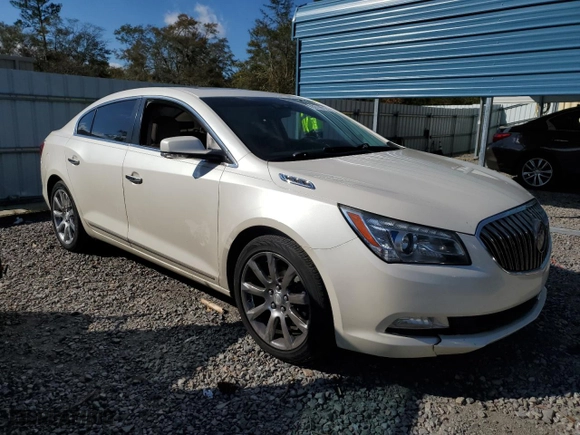 2014 Buick LaCrosse Premium I with VIN 1G4GD5G34EF184049, listed as a Copart auction lot 83199124 with 142,855 mi miles and Salvage Title. Bid and sale history available at carsss.com. Image 4.