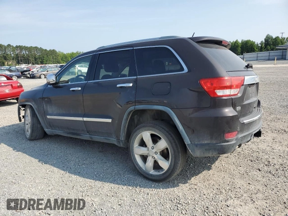 2011 Jeep Grand Cherokee Overland Summit with VIN 1J4RR6GT3BC686143, listed as a Copart auction lot 59218685 with 155,059 mi miles and Salvage title. Bid and sale history available at DreamBid. Image 2.