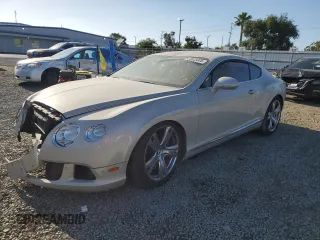 2012 Bentley Continental GT z VIN SCBFR7ZA8CC070923, wystawiony jako Copart lot #53823005 z przebiegiem 56 942 mil mil oraz Szkoda całkowita • Salvage title. Historia ofert i sprzedaży dostępna na DreamBid. Obrazek 1.
