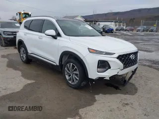 2019 Hyundai Santa Fe Limited with VIN 5NMS5CAD8KH048247, listed as a IAAI auction lot 41639121 with 66,627 mi miles. Bid and sale history available at carsss.com. Image 1.