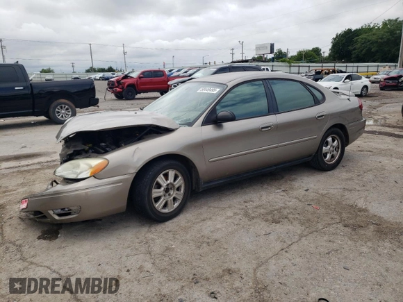 2005 Ford Taurus SE with VIN 1FAFP53205A252967, listed as a Copart auction lot 58449495 with Not provided miles and Salvage title. Bid and sale history available at DreamBid. Image 1.