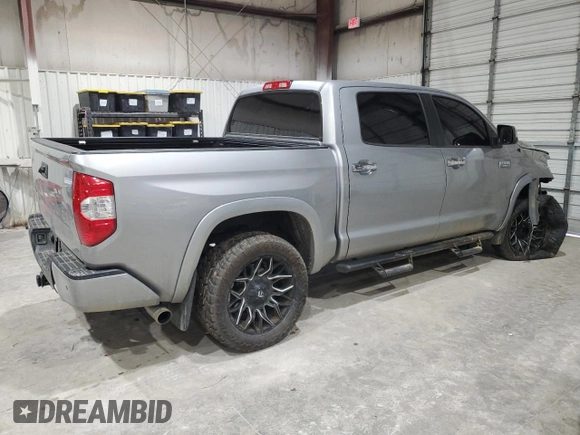 2017 Toyota Tundra Platinum with VIN 5TFAW5F10HX642253, listed as a Copart auction lot 88500185 with 201,722 mi miles and Salvage title. Bid and sale history available at DreamBid. Image 3.