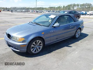 2004 BMW 3 Series 325Ci with VIN WBABW33494PL29877, listed as a IAAI auction lot 41891357 with Not Provided miles and . Bid and sale history available at carsss.com. Image 2.