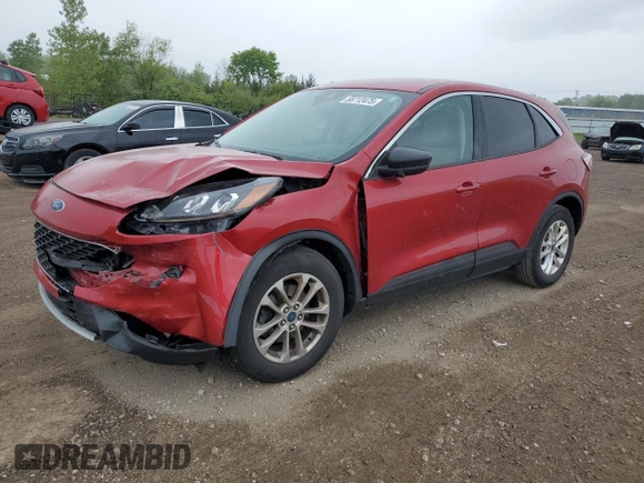 2022 Ford Escape SE with VIN 1FMCU0G67NUB58780, listed as a Copart auction lot 58712475 with 22,877 mi miles and Salvage title. Bid and sale history available at DreamBid. Image 1.