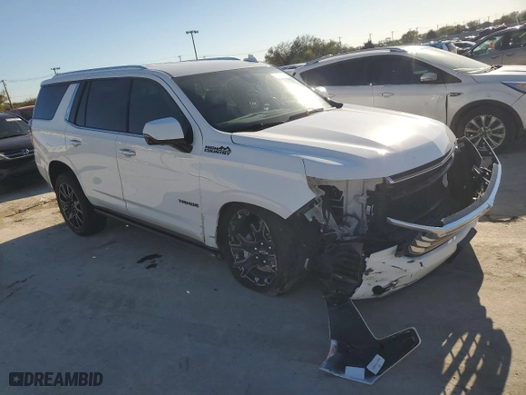 2023 Chevrolet Tahoe High Country with VIN 1GNSKTKL2PR564676, listed as a Copart auction lot 80329204 with 15,802 mi miles and Salvage Title. Bid and sale history available at carsss.com. Image 4.